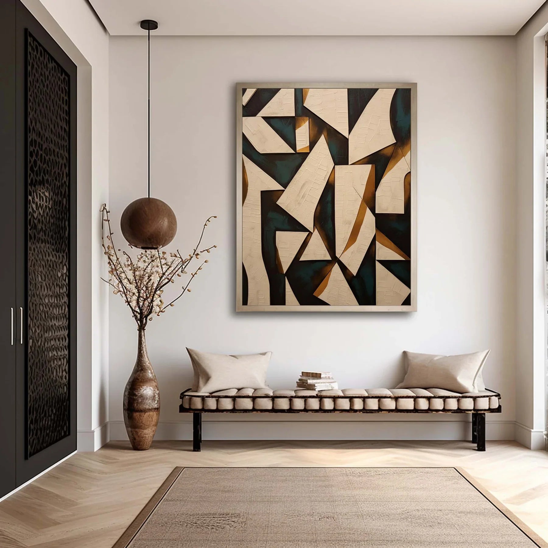WABI-SABI Wall Art Handmade Painted Oil Painting On canvas Abstract Textured Painting Large Wall Decor For Living Room Decor